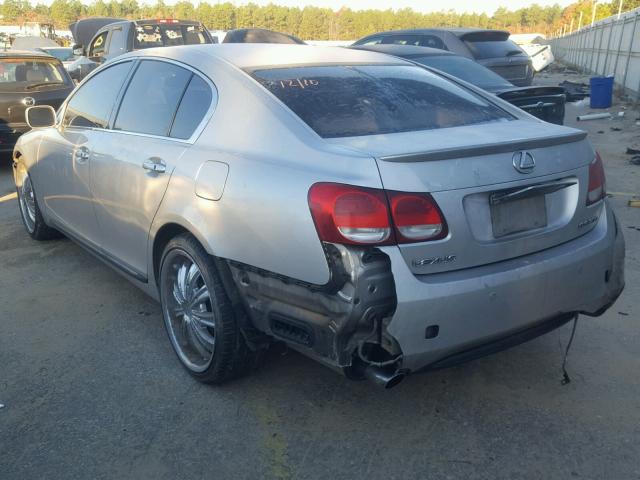 JTHBH96S565042625 - 2006 LEXUS GS GENERAT SILVER photo 3