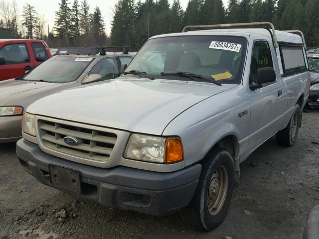 1FTYR10D02PA32720 - 2002 FORD RANGER SILVER photo 2
