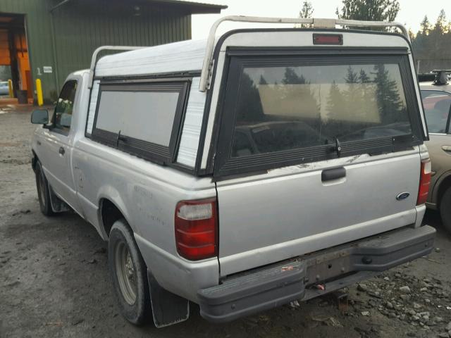 1FTYR10D02PA32720 - 2002 FORD RANGER SILVER photo 3