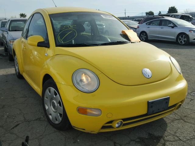 3VWCK21C92M457480 - 2002 VOLKSWAGEN NEW BEETLE YELLOW photo 1