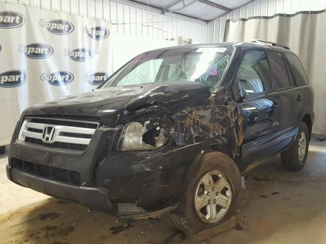 5FNYF28218B000041 - 2008 HONDA PILOT VP BLACK photo 2