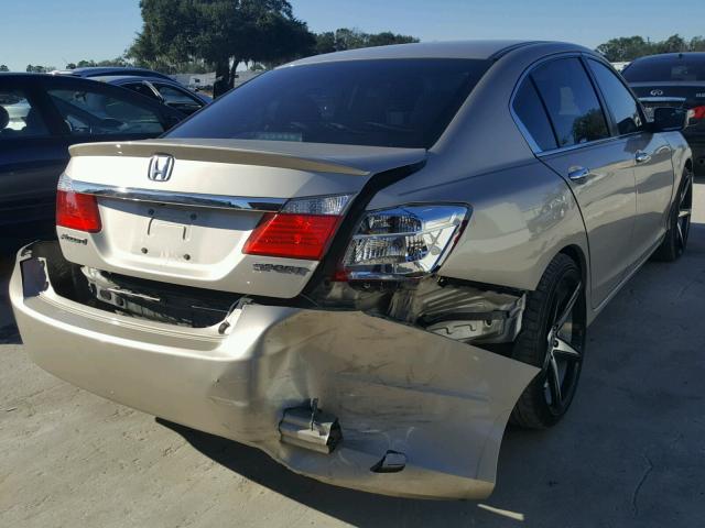 1HGCR2F55EA298694 - 2014 HONDA ACCORD SPO GOLD photo 4