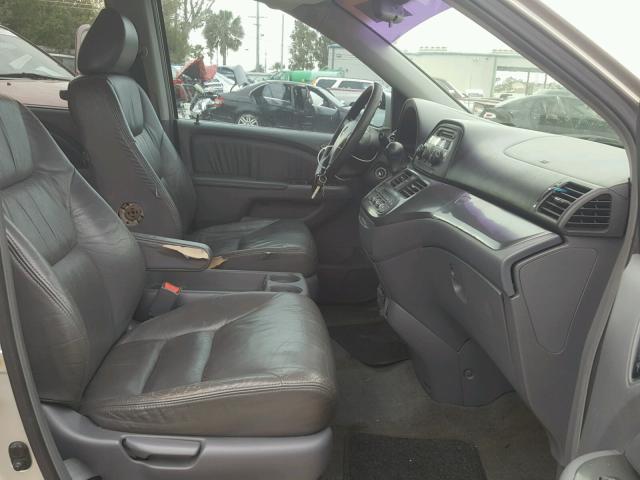 5FNRL38675B100761 - 2005 HONDA ODYSSEY EX GRAY photo 5