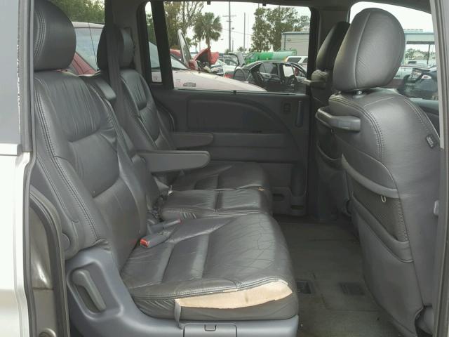 5FNRL38675B100761 - 2005 HONDA ODYSSEY EX GRAY photo 6