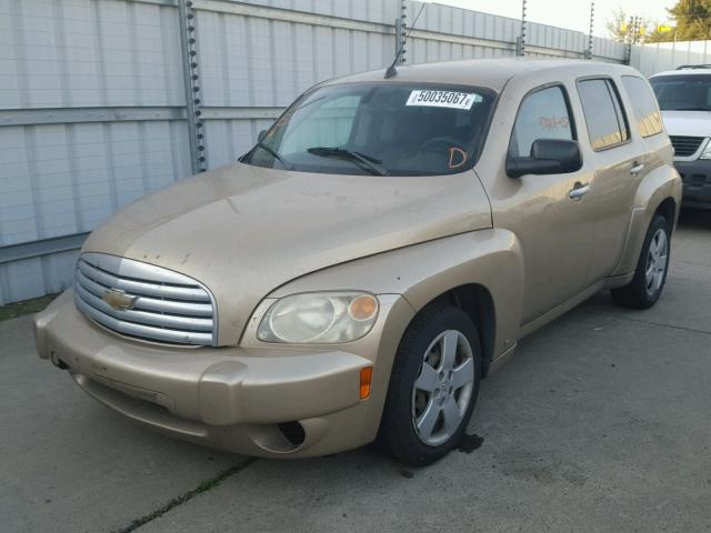 3GNDA13D07S617511 - 2007 CHEVROLET HHR LS BEIGE photo 2