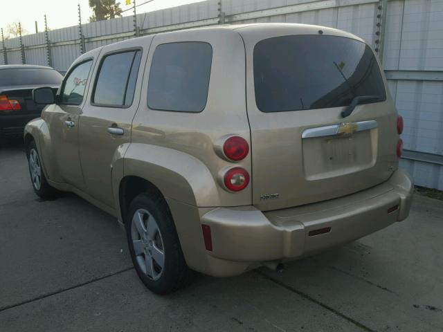 3GNDA13D07S617511 - 2007 CHEVROLET HHR LS BEIGE photo 3