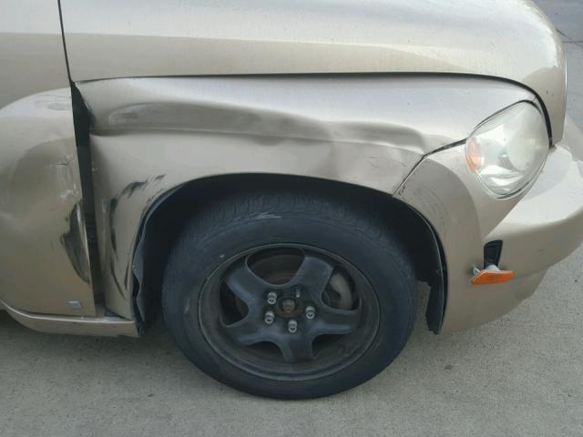 3GNDA13D07S617511 - 2007 CHEVROLET HHR LS BEIGE photo 9