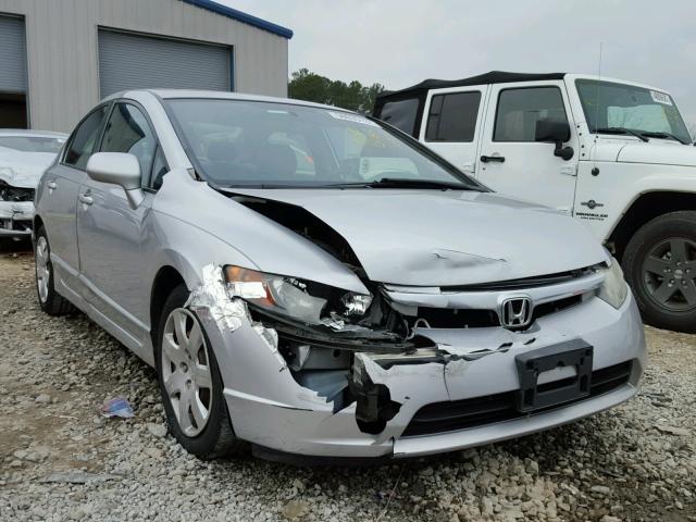 2HGFA16527H311419 - 2007 HONDA CIVIC LX SILVER photo 1