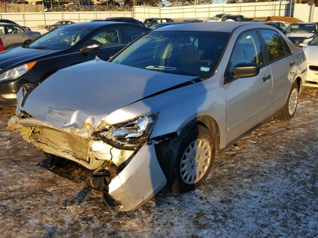 1HGCM56187A039410 - 2007 HONDA ACCORD VAL SILVER photo 2