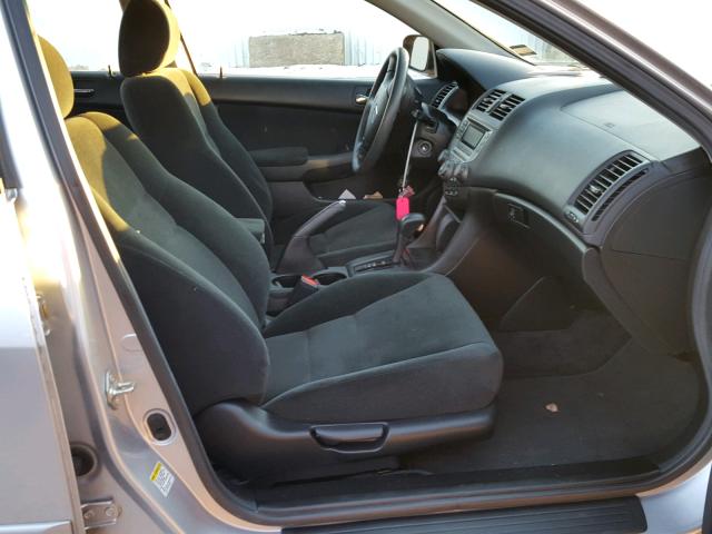 1HGCM56187A039410 - 2007 HONDA ACCORD VAL SILVER photo 5