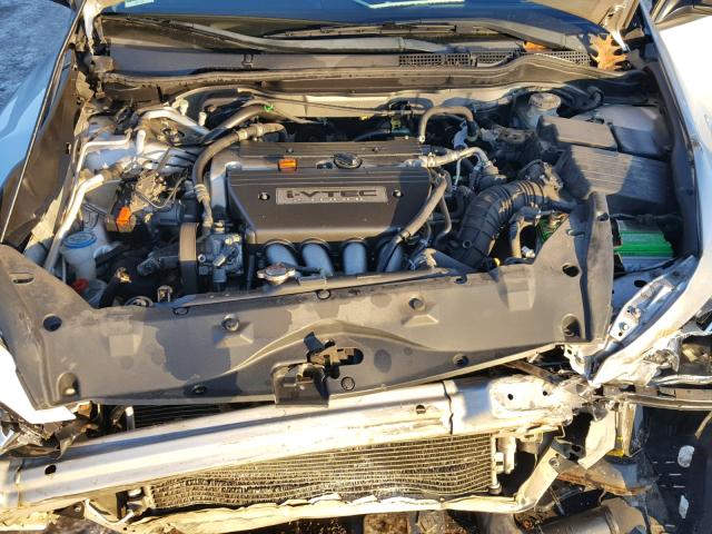 1HGCM56187A039410 - 2007 HONDA ACCORD VAL SILVER photo 7