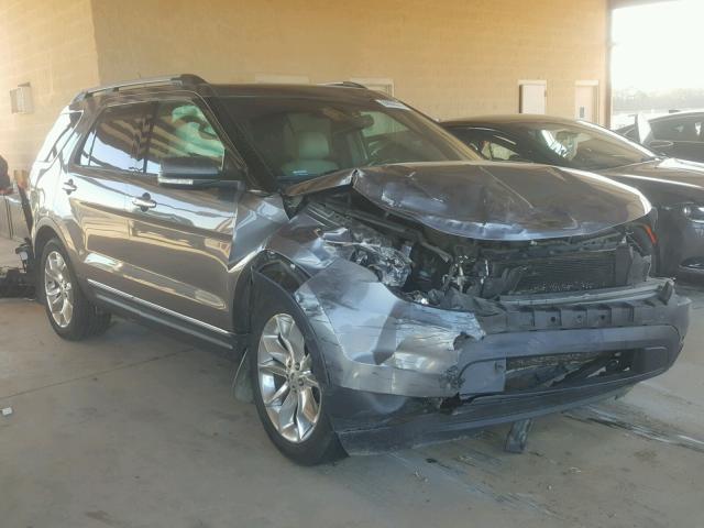1FM5K7F88DGC37785 - 2013 FORD EXPLORER L GRAY photo 1