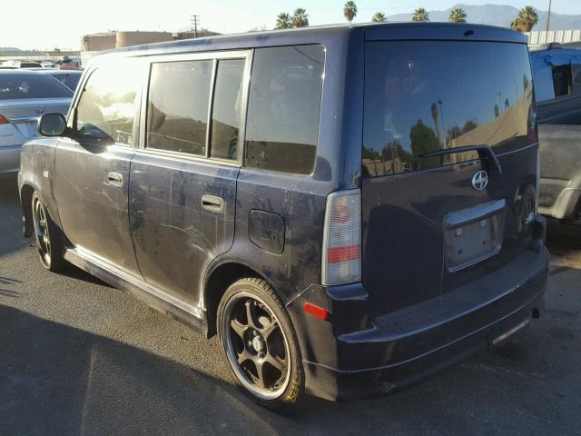 JTLKT324164070596 - 2006 TOYOTA SCION XB BLUE photo 3