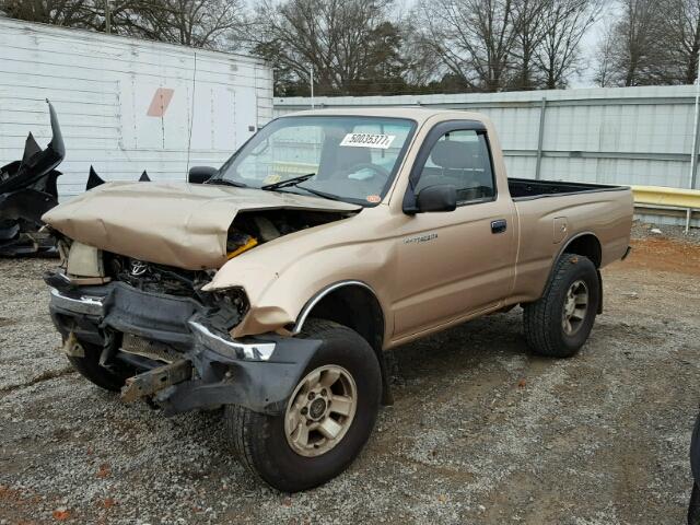 4TAPM62N3XZ461208 - 1999 TOYOTA TACOMA GOLD photo 2