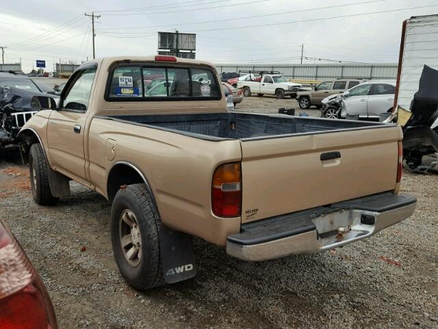 4TAPM62N3XZ461208 - 1999 TOYOTA TACOMA GOLD photo 3