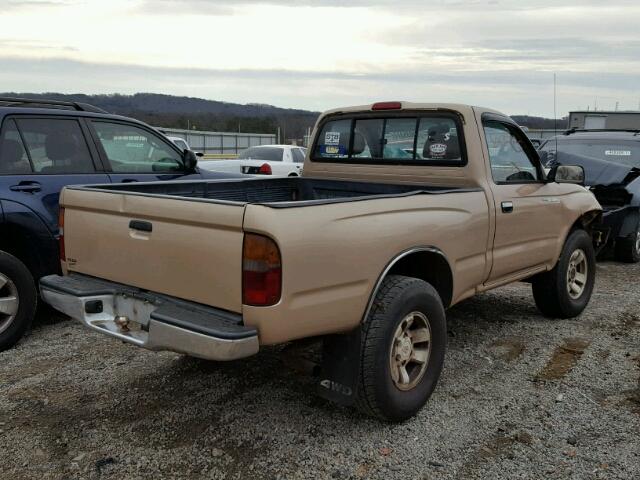 4TAPM62N3XZ461208 - 1999 TOYOTA TACOMA GOLD photo 4