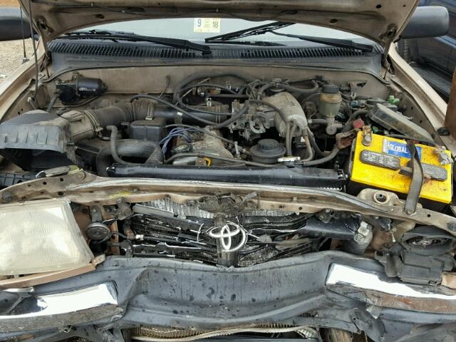 4TAPM62N3XZ461208 - 1999 TOYOTA TACOMA GOLD photo 7