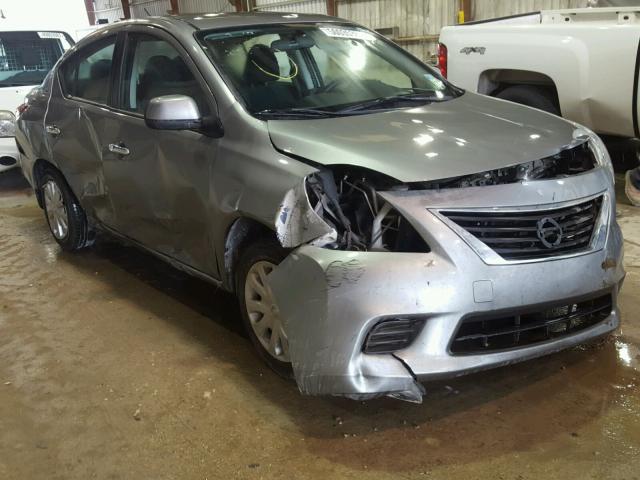 3N1CN7AP9CL905995 - 2012 NISSAN VERSA S GRAY photo 1