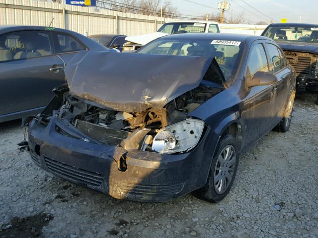 1G1AT58H497154680 - 2009 CHEVROLET COBALT LT GRAY photo 2