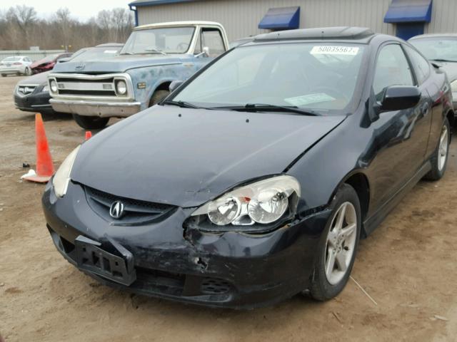 JH4DC54872C007307 - 2002 ACURA RSX BLACK photo 2