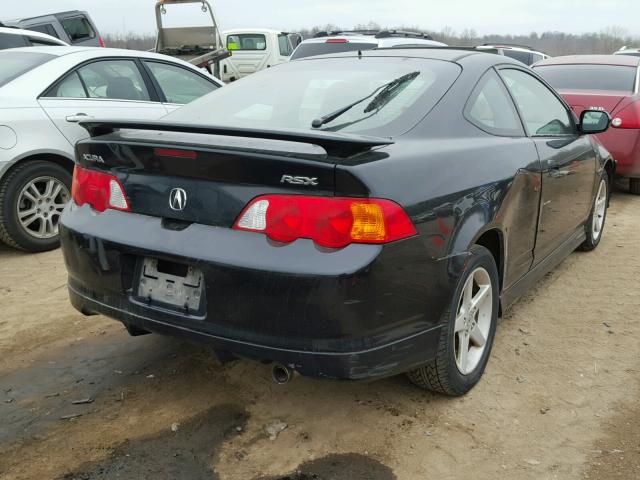 JH4DC54872C007307 - 2002 ACURA RSX BLACK photo 4