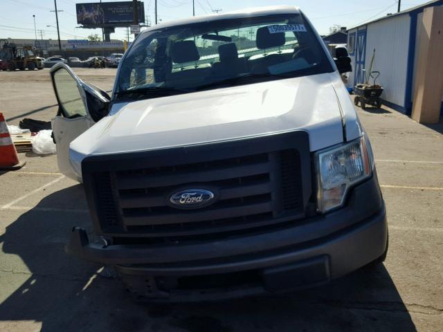 1FTMF1CM2BKD11876 - 2011 FORD F150 WHITE photo 9