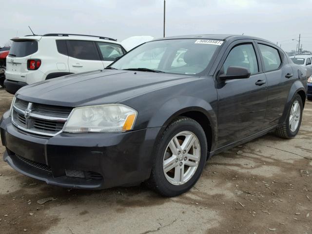 1B3LC56R48N630692 - 2008 DODGE AVENGER SX BLUE photo 2