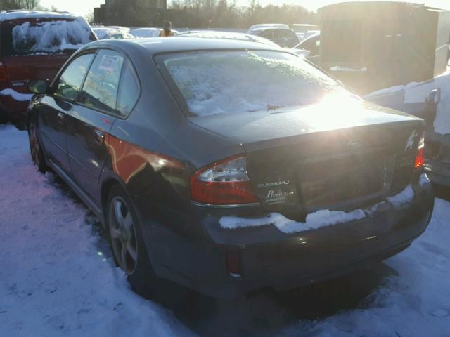 4S3BL616597215643 - 2009 SUBARU LEGACY 2.5 BLUE photo 3