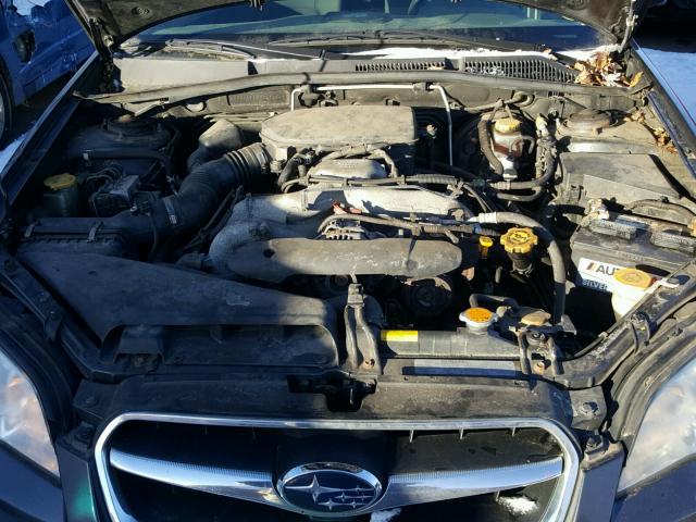 4S3BL616597215643 - 2009 SUBARU LEGACY 2.5 BLUE photo 7