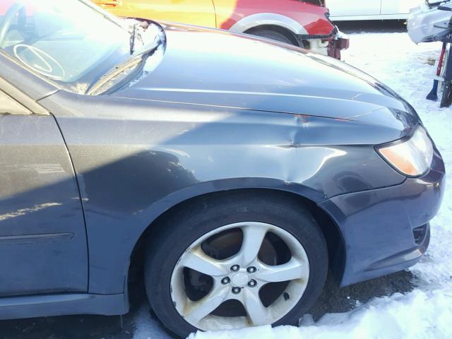 4S3BL616597215643 - 2009 SUBARU LEGACY 2.5 BLUE photo 9