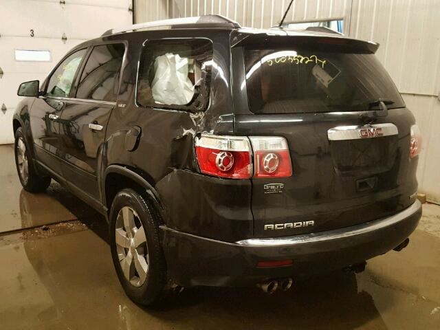 1GKKVREDXCJ103410 - 2012 GMC ACADIA SLT BLACK photo 3