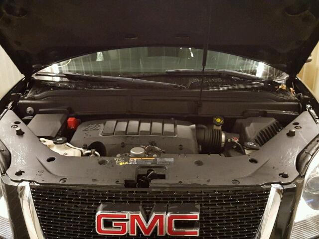 1GKKVREDXCJ103410 - 2012 GMC ACADIA SLT BLACK photo 7