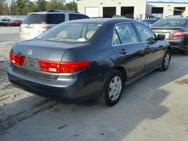 1HGCM56495A121864 - 2005 HONDA ACCORD LX GREEN photo 4