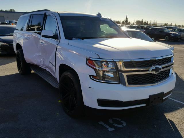 1GNSCGKC6GR190447 - 2016 CHEVROLET SUBURBAN C WHITE photo 1