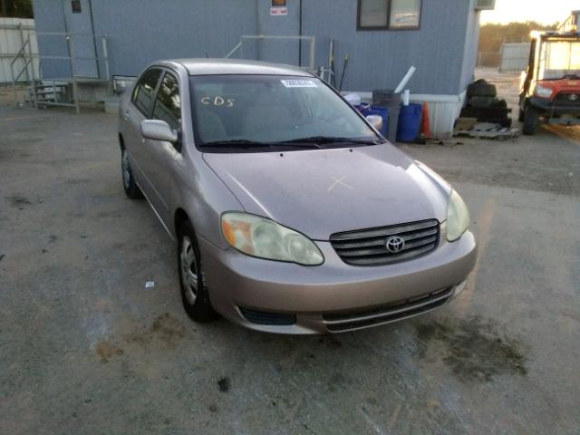 1NXBR32E03Z000405 - 2003 TOYOTA COROLLA CE BEIGE photo 1