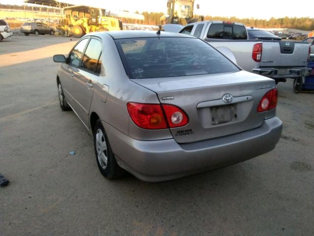 1NXBR32E03Z000405 - 2003 TOYOTA COROLLA CE BEIGE photo 3