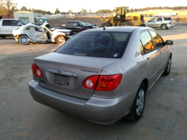 1NXBR32E03Z000405 - 2003 TOYOTA COROLLA CE BEIGE photo 4