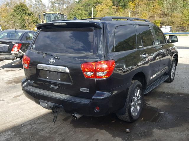 5TDDY5G16ES106883 - 2014 TOYOTA SEQUOIA PL BLACK photo 4