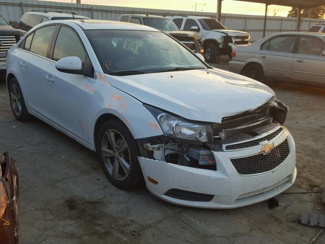 1G1PE5SB7D7138359 - 2013 CHEVROLET CRUZE LT WHITE photo 1