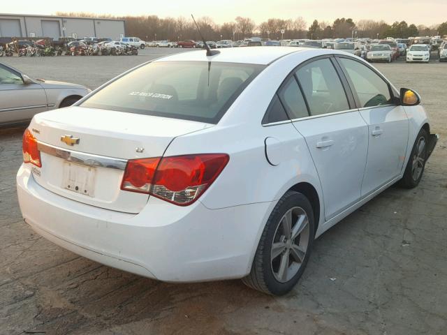 1G1PE5SB7D7138359 - 2013 CHEVROLET CRUZE LT WHITE photo 4