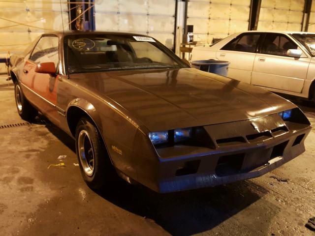 1G1AP87H0EL184526 - 1984 CHEVROLET CAMARO BROWN photo 1