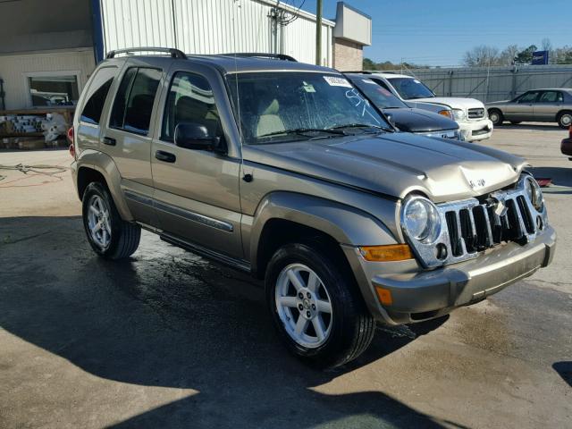 1J4GL58K46W235803 - 2006 JEEP LIBERTY LI BEIGE photo 1