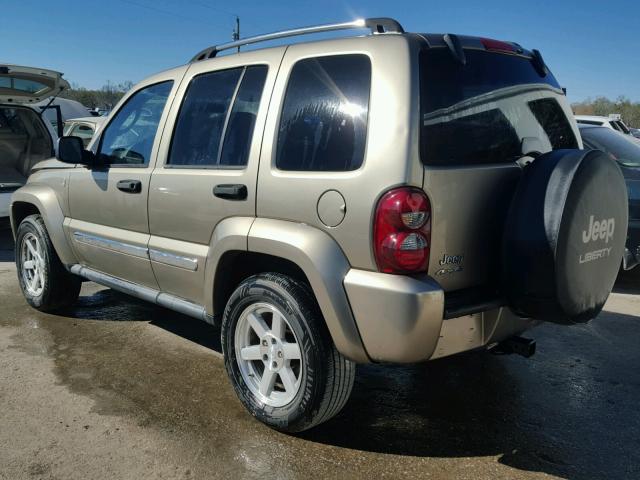 1J4GL58K46W235803 - 2006 JEEP LIBERTY LI BEIGE photo 3