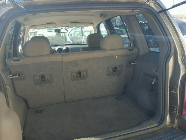 1J4GL58K46W235803 - 2006 JEEP LIBERTY LI BEIGE photo 9