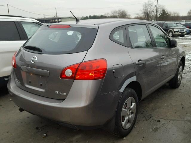 JN8AS58V79W177770 - 2009 NISSAN ROGUE S GRAY photo 4