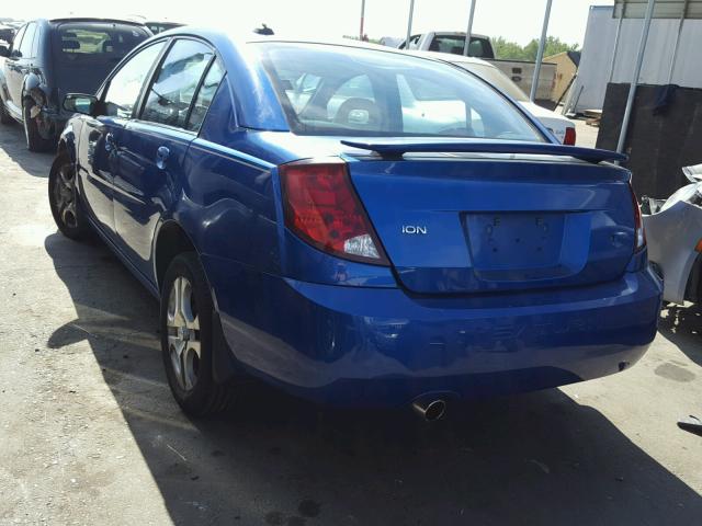 1G8AL52F34Z160475 - 2004 SATURN ION LEVEL BLUE photo 3
