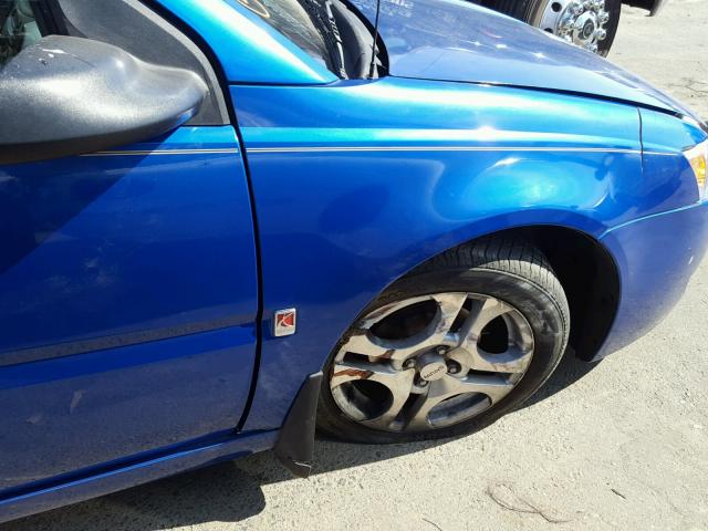1G8AL52F34Z160475 - 2004 SATURN ION LEVEL BLUE photo 9