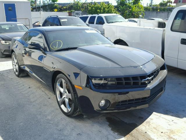 2G1FC1E33D9242358 - 2013 CHEVROLET CAMARO LT BLACK photo 1