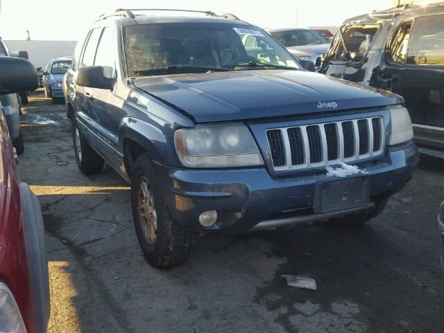 1J4GW48N04C367709 - 2004 JEEP GRAND CHER GRAY photo 1