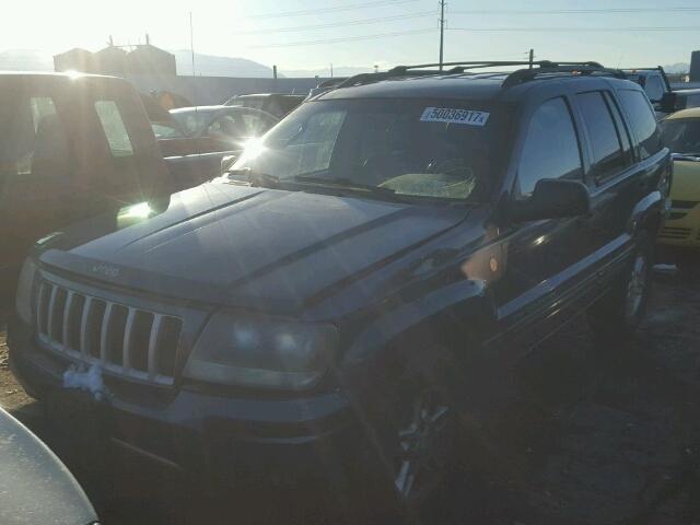 1J4GW48N04C367709 - 2004 JEEP GRAND CHER GRAY photo 2